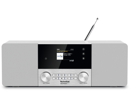 Radio i budzik TechniSat RADIO DAB+ TECHNISAT DIGIRADIO 4 C biały